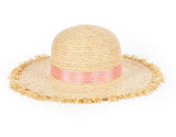 VARZAR(バザール) Pure Natural Raffia Hat pink