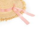 VARZAR(バザール) Pure Natural Raffia Hat pink