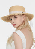 VARZAR(バザール) Pure Natural Raffia Hat white