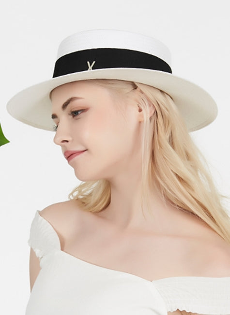 VARZAR(バザール) Natural paper bottle hat black