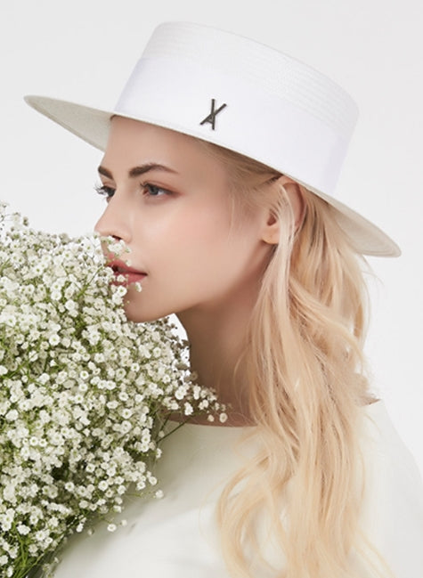 VARZAR(バザール) Natural paper bottle hat white