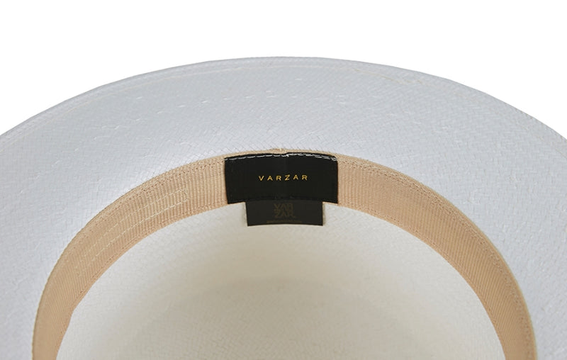 VARZAR(バザール) Natural paper bottle hat blue