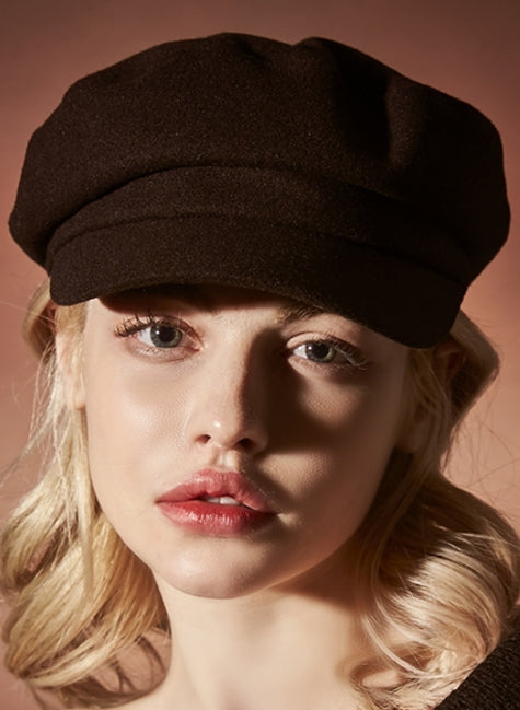 VARZAR(バザール) Stud logo matroos cap black