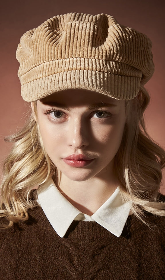 VARZAR(バザール) Corduroy matroos cap beige