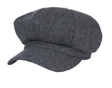 VARZAR(バザール) Wool newsboy cap grey