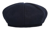 VARZAR(バザール) Bold metal tip wool beret navy