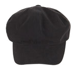 VARZAR(バザール) VARZAR embroidery newsboy cap black
