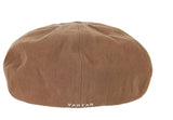 VARZAR(バザール) VARZAR embroidery newsboy cap brown
