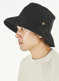 VARZAR(バザール) Wide Brim Rivet Wash Bucket Hat black