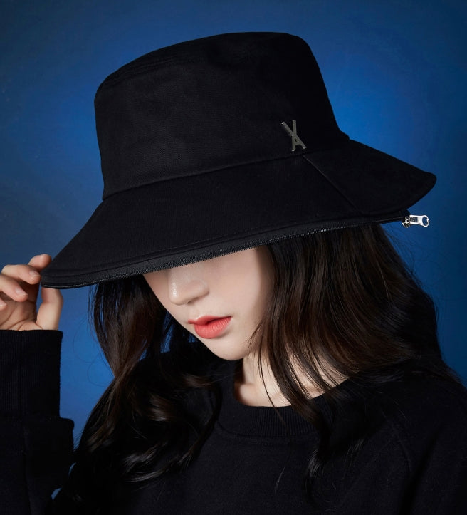 VARZAR(バザール) Stud logo protect bucket hat black