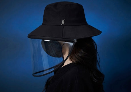 VARZAR(バザール) Stud logo protect bucket hat black