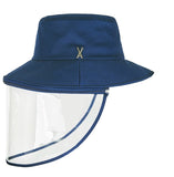 VARZAR(バザール) Stud logo protect bucket hat navy