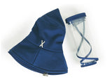 VARZAR(バザール) Stud logo protect bucket hat navy