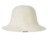 VARZAR(バザール) Bold Metal Tip Cloche Hat Cream
