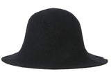 VARZAR(バザール) Bold Metal Tip Cloche Hat black