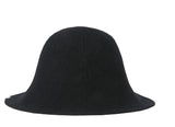 VARZAR(バザール) Bold Metal Tip Cloche Hat black