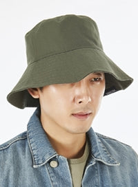 VARZAR(バザール) Wide Brim Non-Washing Bucket Hat Khaki