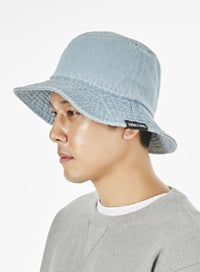 VARZAR(バザール) Denim Wash Bucket Hat Light Indigo