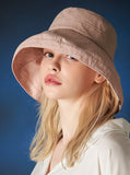 VARZAR(バザール) Metal tip overfit bucket hat baby pink