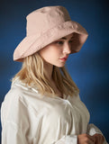 VARZAR(バザール) Metal tip overfit bucket hat baby pink