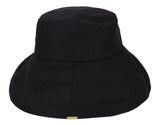 VARZAR(バザール) Metal tip overfit bucket hat baby black