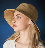 VARZAR(バザール) Wire Brim Bucket Hat beige