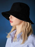 VARZAR(バザール) Wire Brim Bucket Hat black