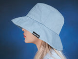 VARZAR(バザール) Wide Brim Wash Bucket Hat Sky Blue