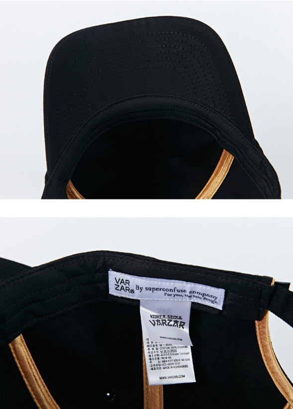 VARZAR(バザール) Cat printing ballcap black