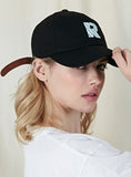 VARZAR(バザール) R applique ballcap black