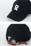 VARZAR(バザール) R applique ballcap black