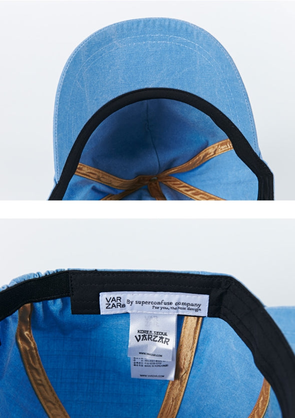 VARZAR(バザール) Basic newsboy style ballcap sky blue