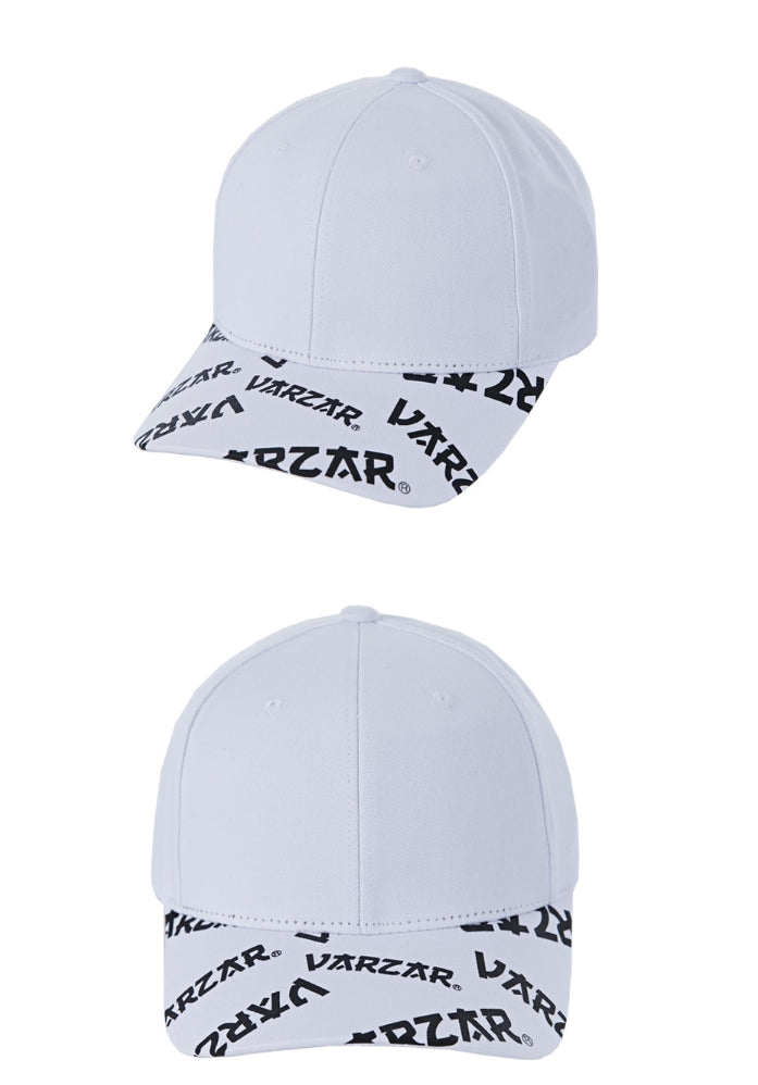 VARZAR(バザール) Varzar multi logo ballcap white