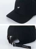 VARZAR(バザール)  V new logo ballcap black