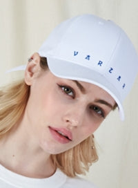 VARZAR(バザール) VARZAR embroidery ball cap white
