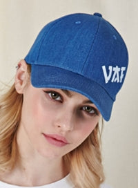 VARZAR(バザール)  Side view point ball cap indigo