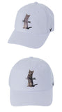 VARZAR(バザール)   Cat printing ballcap white