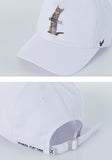 VARZAR(バザール)   Cat printing ballcap white