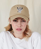 VARZAR(バザール)    Cat printing ballcap beige