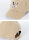 VARZAR(バザール)    Cat printing ballcap beige