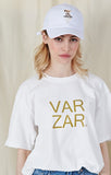 VARZAR(バザール) Dog printing ballcap white