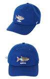 VARZAR(バザール) Fish printing ballcap navy