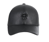 VARZAR(バザール) Camellia leather ballcap black/black