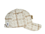 VARZAR(バザール) Camellia tweed ballcap beige