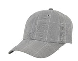 VARZAR(バザール) Glen Check Ball Cap White Line