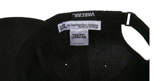 VARZAR(バザール) Basic Hamp Ball Cap Black