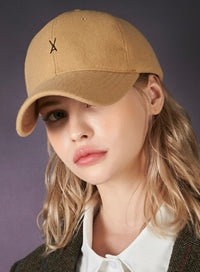 VARZAR(バザール) Wool Bazzal Logo Overfit Ball Cap beige