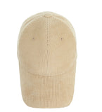 VARZAR(バザール) Gold point corduroy overfit ball cap cream