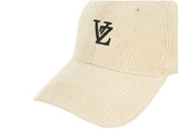 VARZAR(バザール) 3D Monogram Logo Corduroy Overfit Ball Cap cream