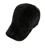 VARZAR(バザール) Fur logo point ball cap black